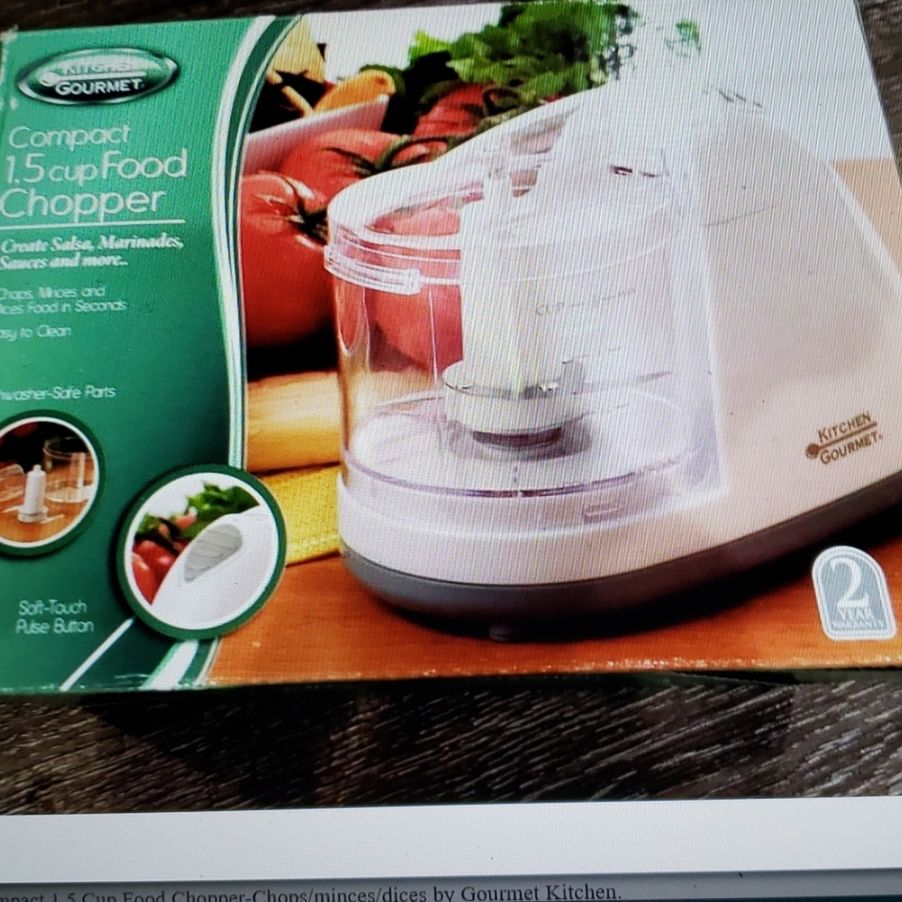 Kitchen Gourmet Food Chopper NEW